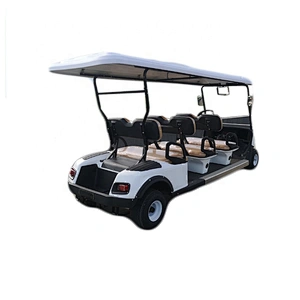 6-seat electric four-wheel golf cart scenic spot tourist spot tour car real estate viewing battery reception car