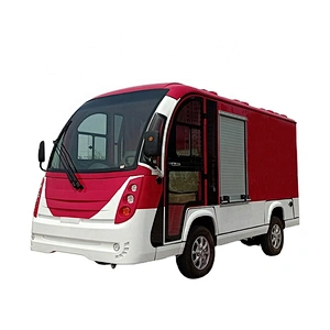 Electric fire truck Four-wheel new energy fire patrol vehicle Electric van Electric enclosed truck