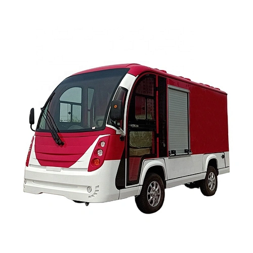 Electric fire truck Four-wheel new energy fire patrol vehicle Electric van Electric enclosed truck