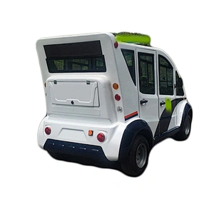 4 wheel electric trike patrol car sightseeing car & bus enclosed mobility scooter