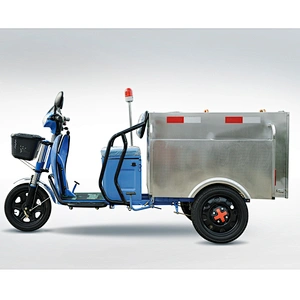 waste collection truck tricicle electric 3 wheeler garbage dump