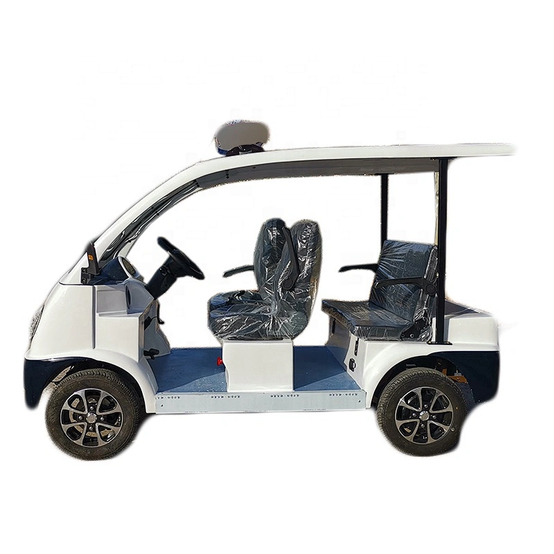 New energy four-seat convertible battery car property security property to see saloon car three-wheeled electric patrol car