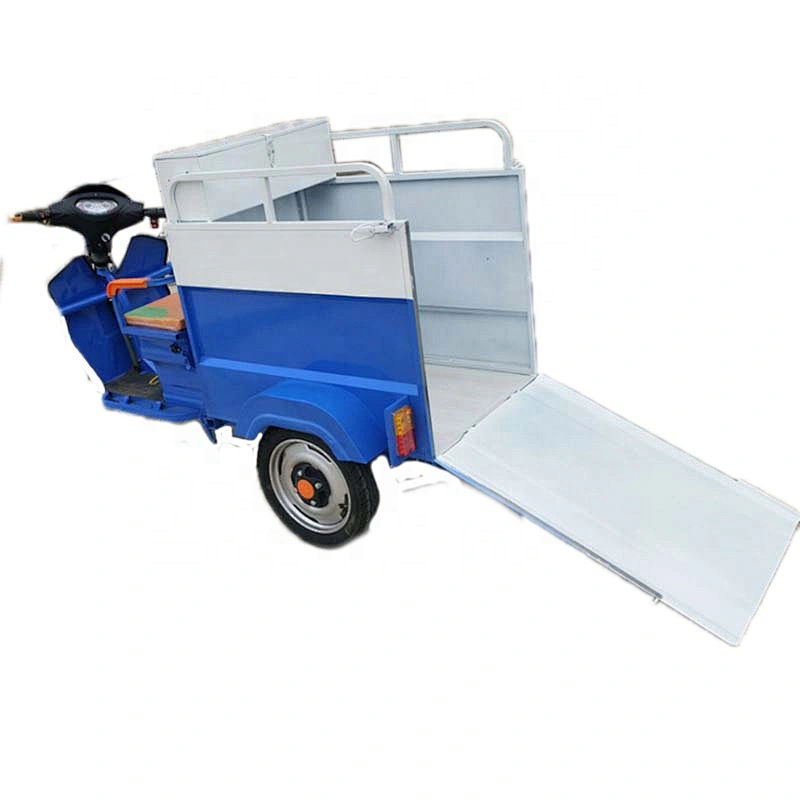 Electric single barrel cleaning Trishaw electric garbage truck street pickup truck