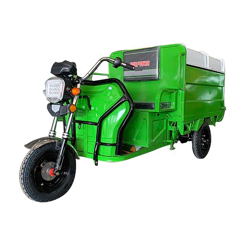 box-type sanitation vehicle small road garbage collector residential property cleaning tricycle electric garbage truck