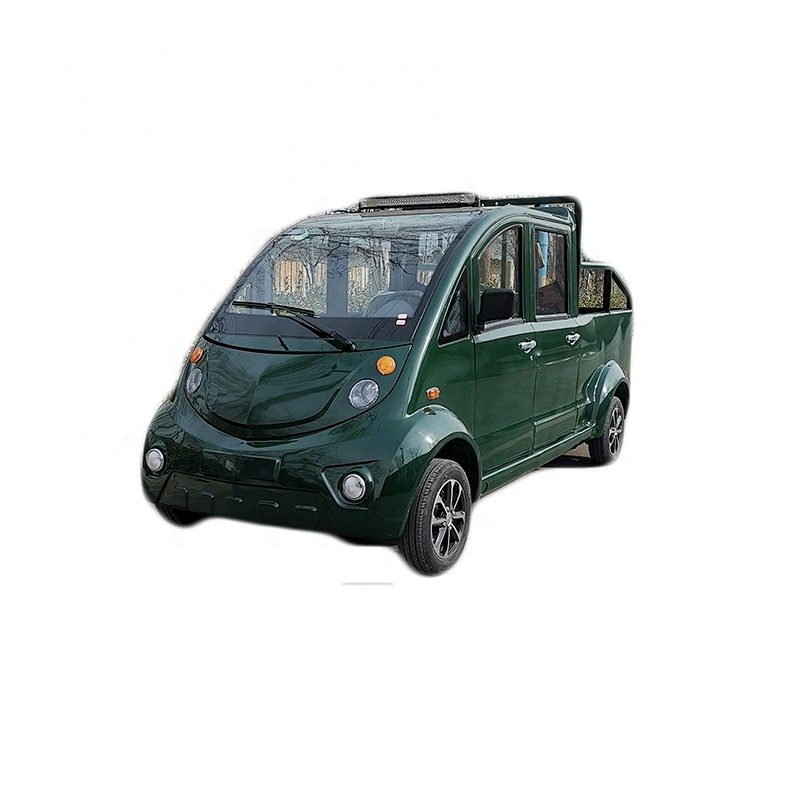 Electric patrol truck four wheel electric patrol car double cabin pickup truck