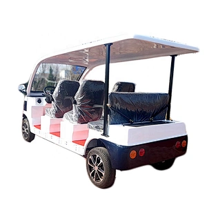 manufacturers supply electric patrol car house reception car scenic spot 6 police blue electric sightseeing car