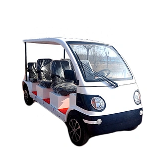 manufacturers supply electric patrol car house reception car scenic spot 6 police blue electric sightseeing car