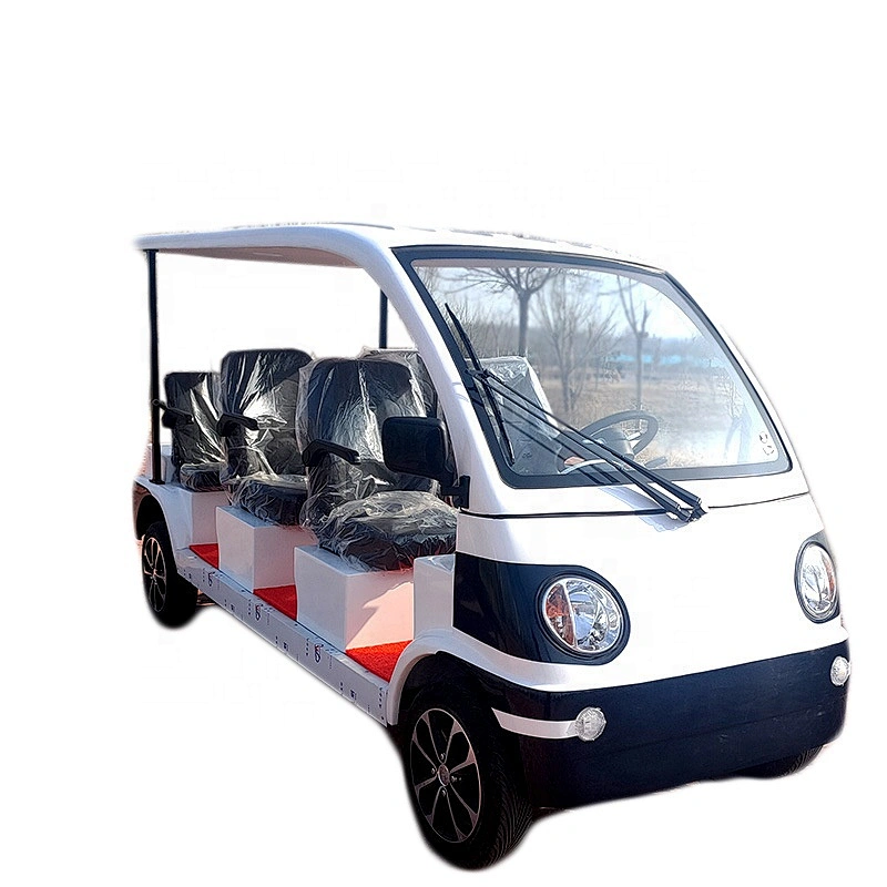 manufacturers supply electric patrol car house reception car scenic spot 6 police blue electric sightseeing car
