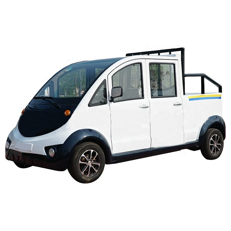 electric car electric patrol car with a rear bucket 4 seat four-wheel electric police car with a trunk