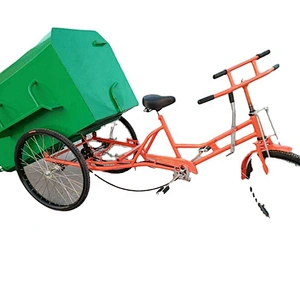 Factory direct human sanitation tricycle pedals tricycle cleaning truck wholesale price