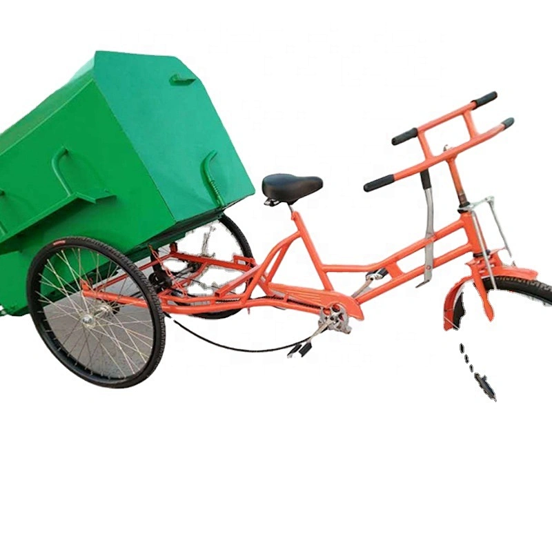 Factory direct human sanitation tricycle pedals tricycle cleaning truck wholesale price