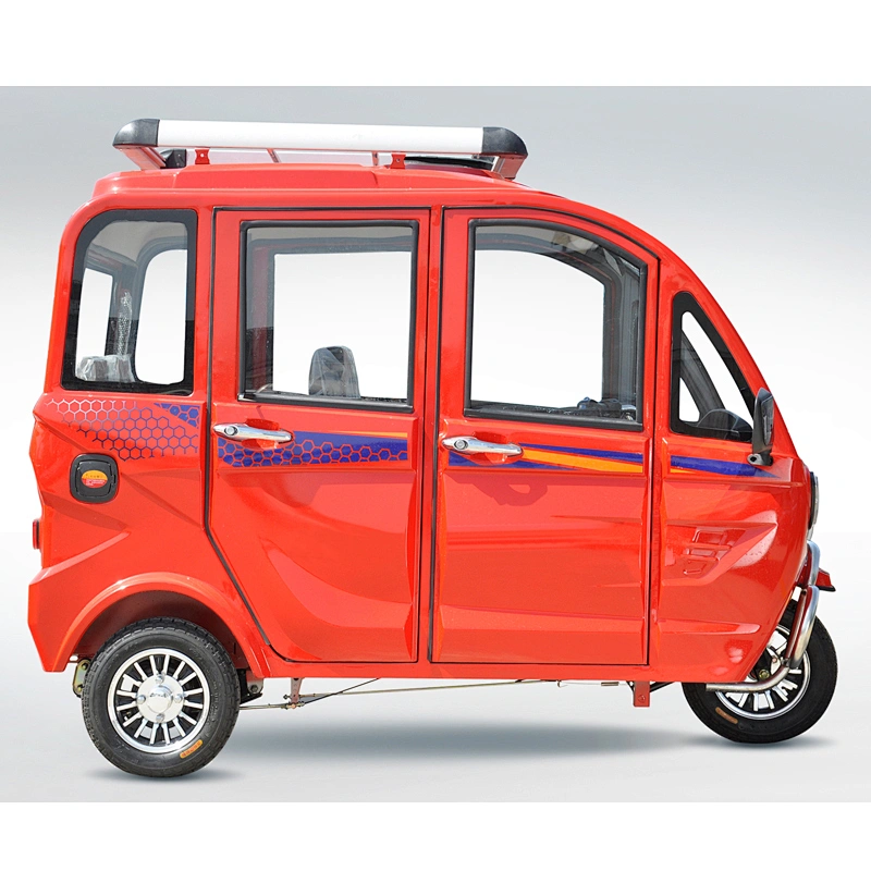 mid-east fully enclosed closed electric 3 wheel trike mobility scooter tuk tuk rickshaw for sale