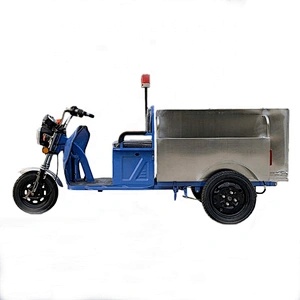 pickup trucks for sale stainless steel closed cabin electric rubbish collection tricycle
