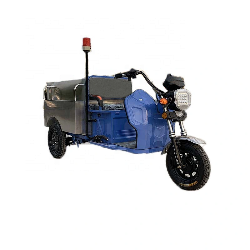 pickup trucks for sale stainless steel closed cabin electric rubbish collection tricycle
