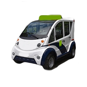 4 wheel electric trike patrol car sightseeing car & bus enclosed mobility scooter
