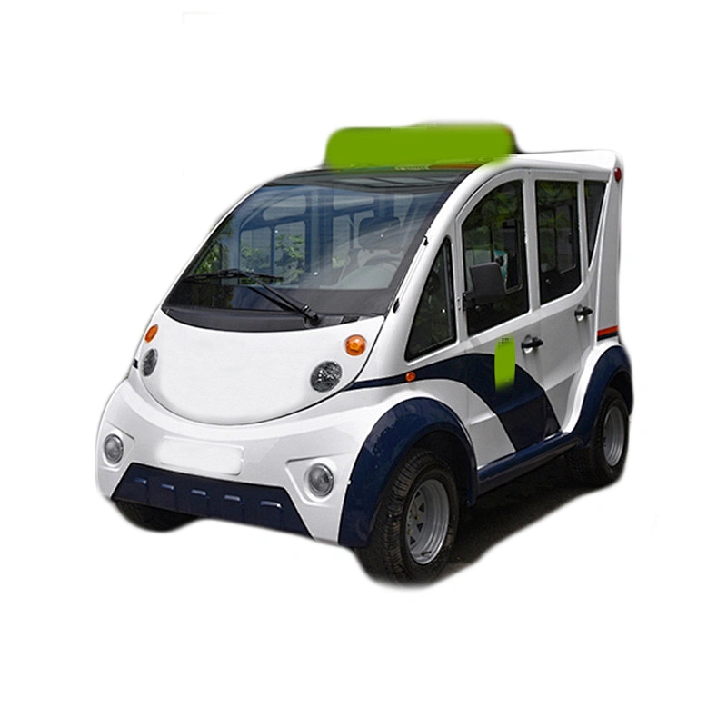 4 wheel electric trike patrol car sightseeing car & bus enclosed mobility scooter