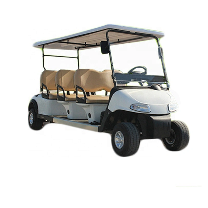 6-seat electric four-wheel golf cart scenic spot tourist spot tour car real estate viewing battery reception car