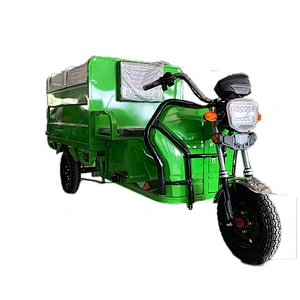 box-type sanitation vehicle small road garbage collector residential property cleaning tricycle electric garbage truck