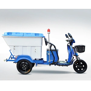 Electric Sanitation Vehicles for city clean rikshaw motor dump garbage truck