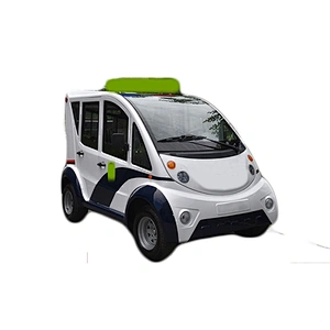 4 wheel electric trike patrol car sightseeing car & bus enclosed mobility scooter
