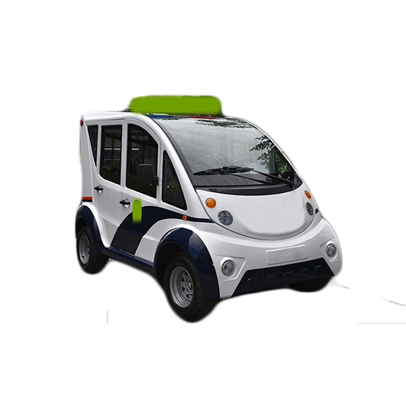 4 wheel electric trike patrol car sightseeing car & bus enclosed mobility scooter