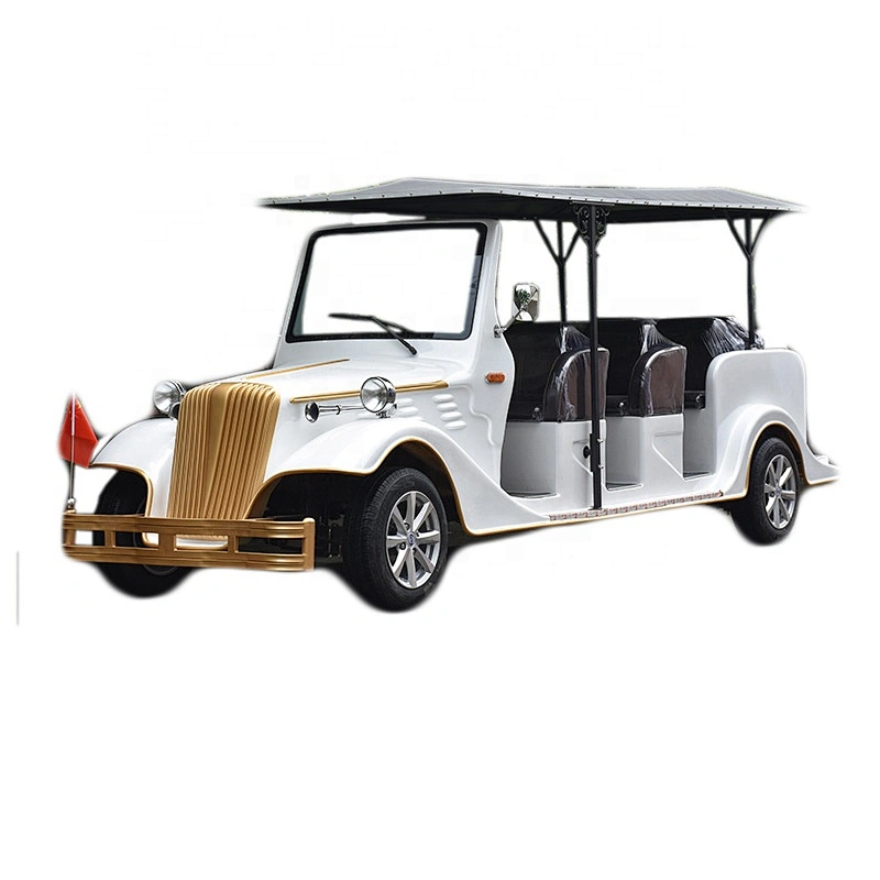 Electric old car scenic spot electric sightseeing car residential building house viewing school hotel resort reception car