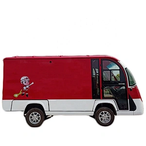 Electric fire truck Four-wheel new energy fire patrol vehicle Electric van Electric enclosed truck