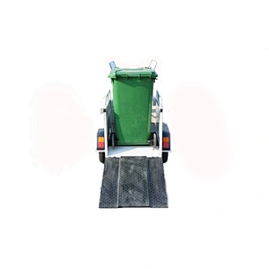 environmental protection small garbage truck with two trash cans trike electric sanitation tricycle