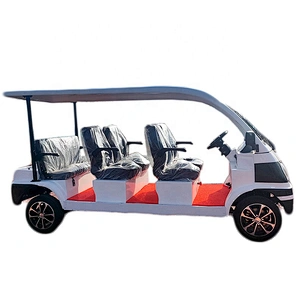 manufacturers supply electric patrol car house reception car scenic spot 6 police blue electric sightseeing car