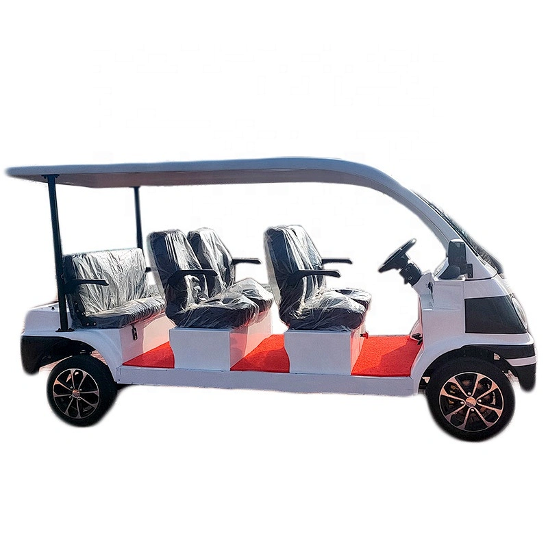 manufacturers supply electric patrol car house reception car scenic spot 6 police blue electric sightseeing car