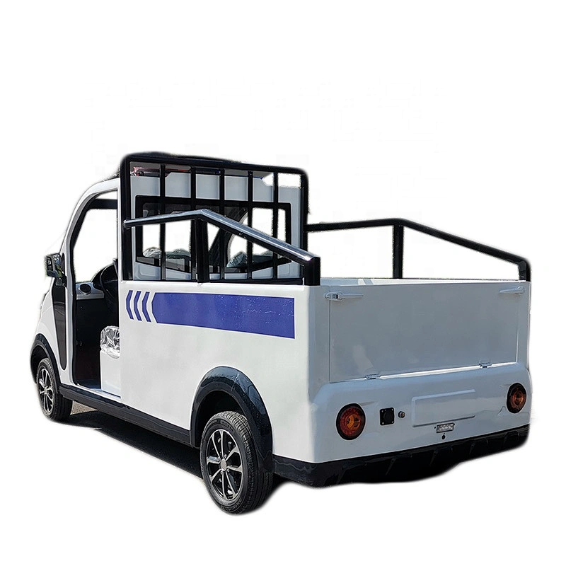 Electric truck semi-closed cargo battery truck with a trunk 4 wheel electric trike