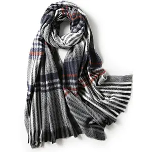 check pattern scarf simple fashion