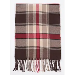 check pattern scarf simple fashion
