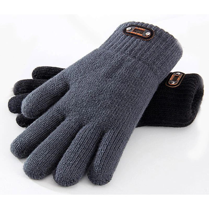 knit man gloves touch screen