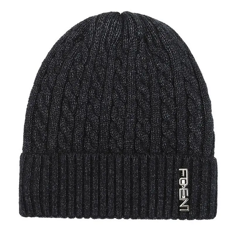 knit beanie cable