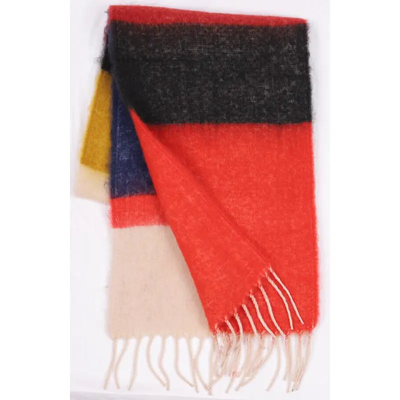 rainbow colors ladies scarf