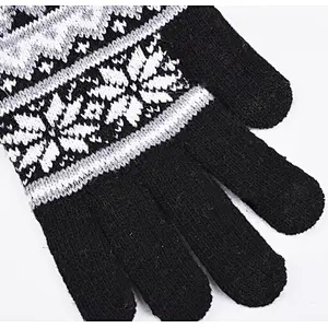 knit man gloves touch screen