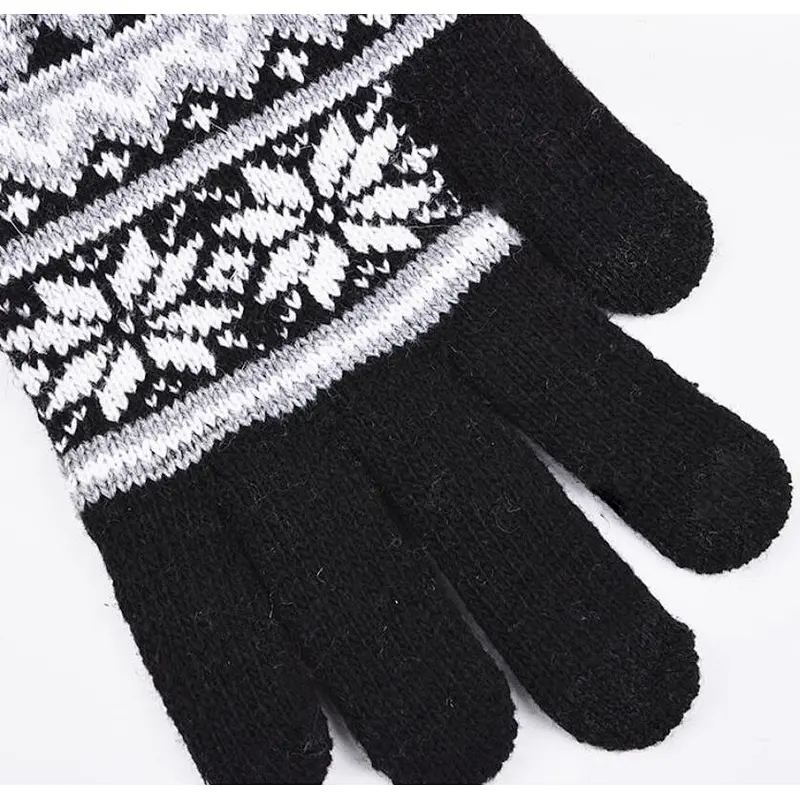 knit man gloves touch screen