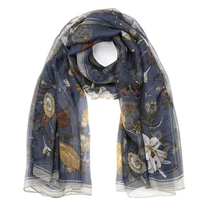 flower print scarf