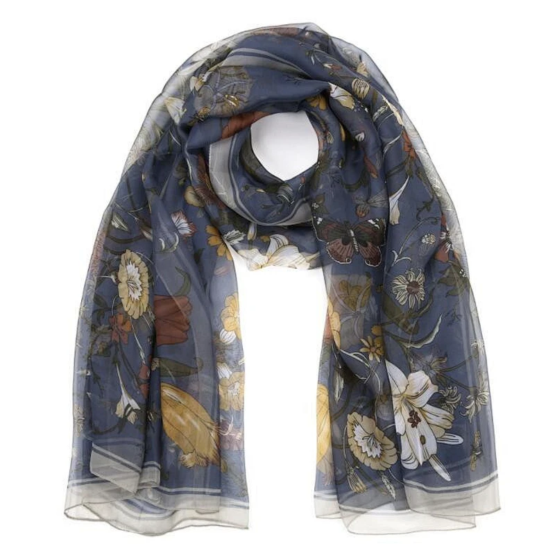 flower print scarf