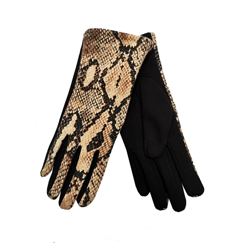 ladies glove animal print