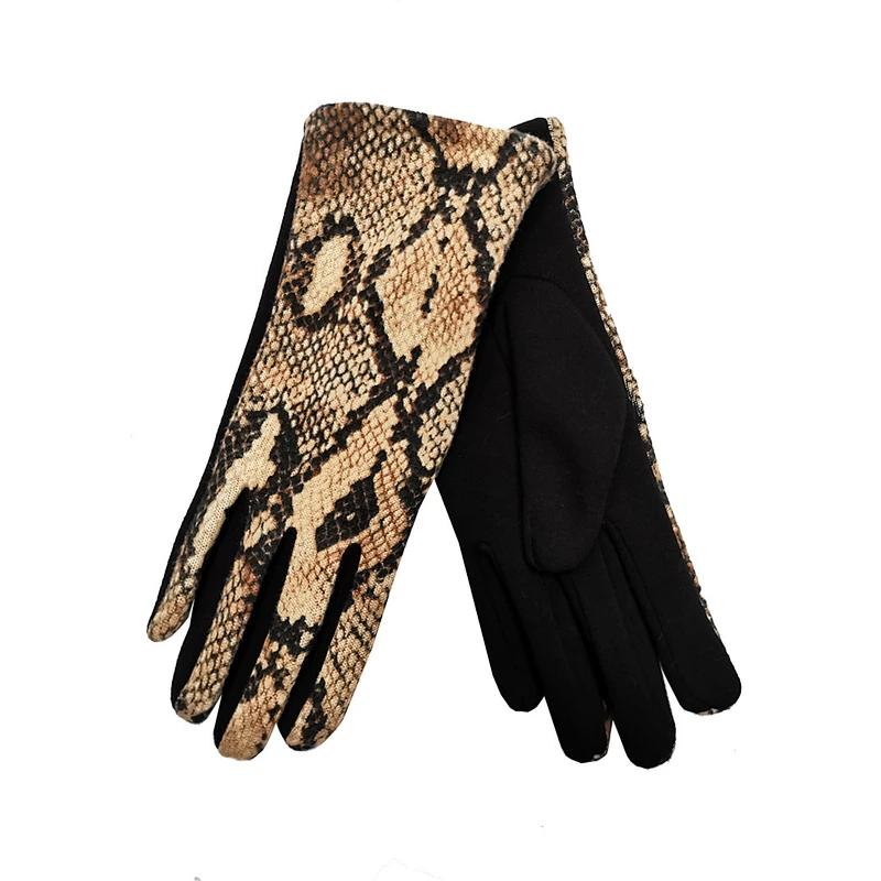 ladies glove animal print