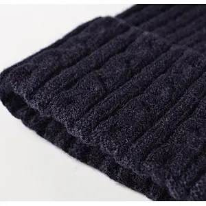 knit beanie cable