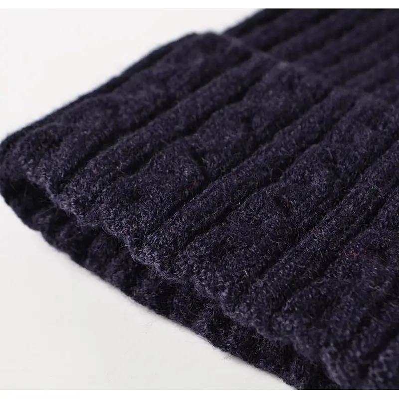 knit beanie cable