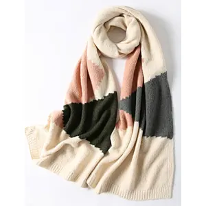 knit colors scarf