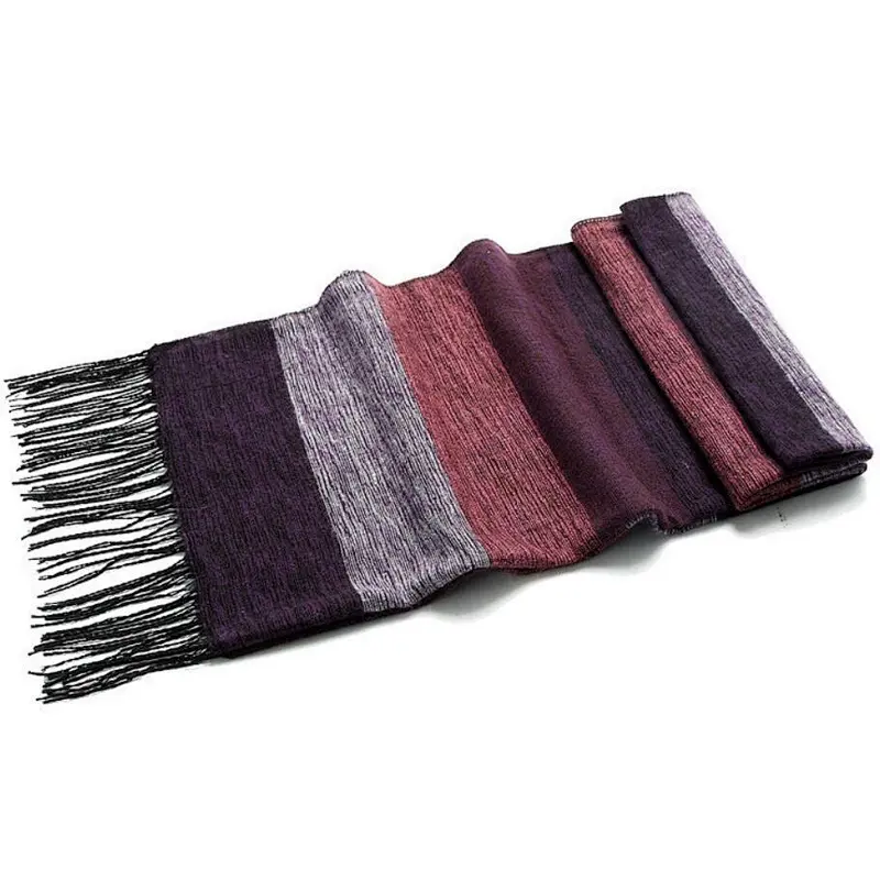 mix color pattern scarf simple fashion