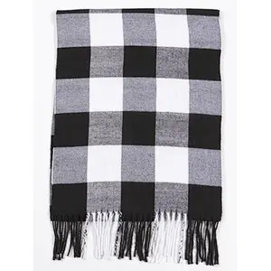 check pattern scarf simple fashion