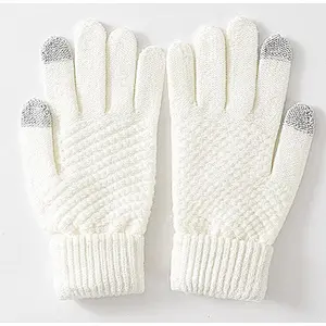knit man glove touch screen