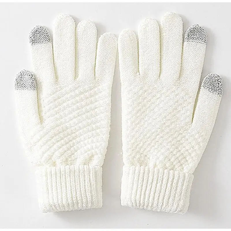knit man glove touch screen