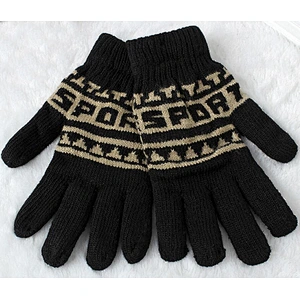 knit man gloves sport touch screen